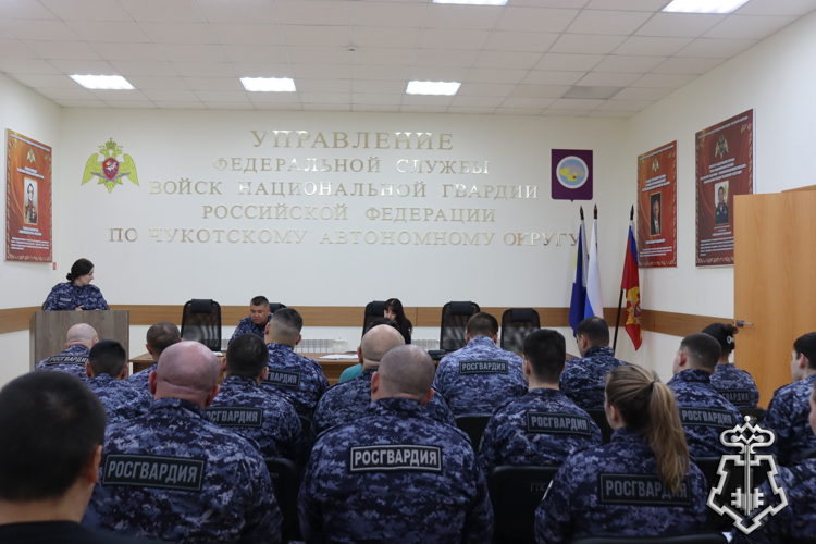 Для сотрудников вневедомственной охраны  провели  лекцию  по актуальным вопросам применения статьи 19.3 Кодекса Российской  Федерации об административных правонарушениях